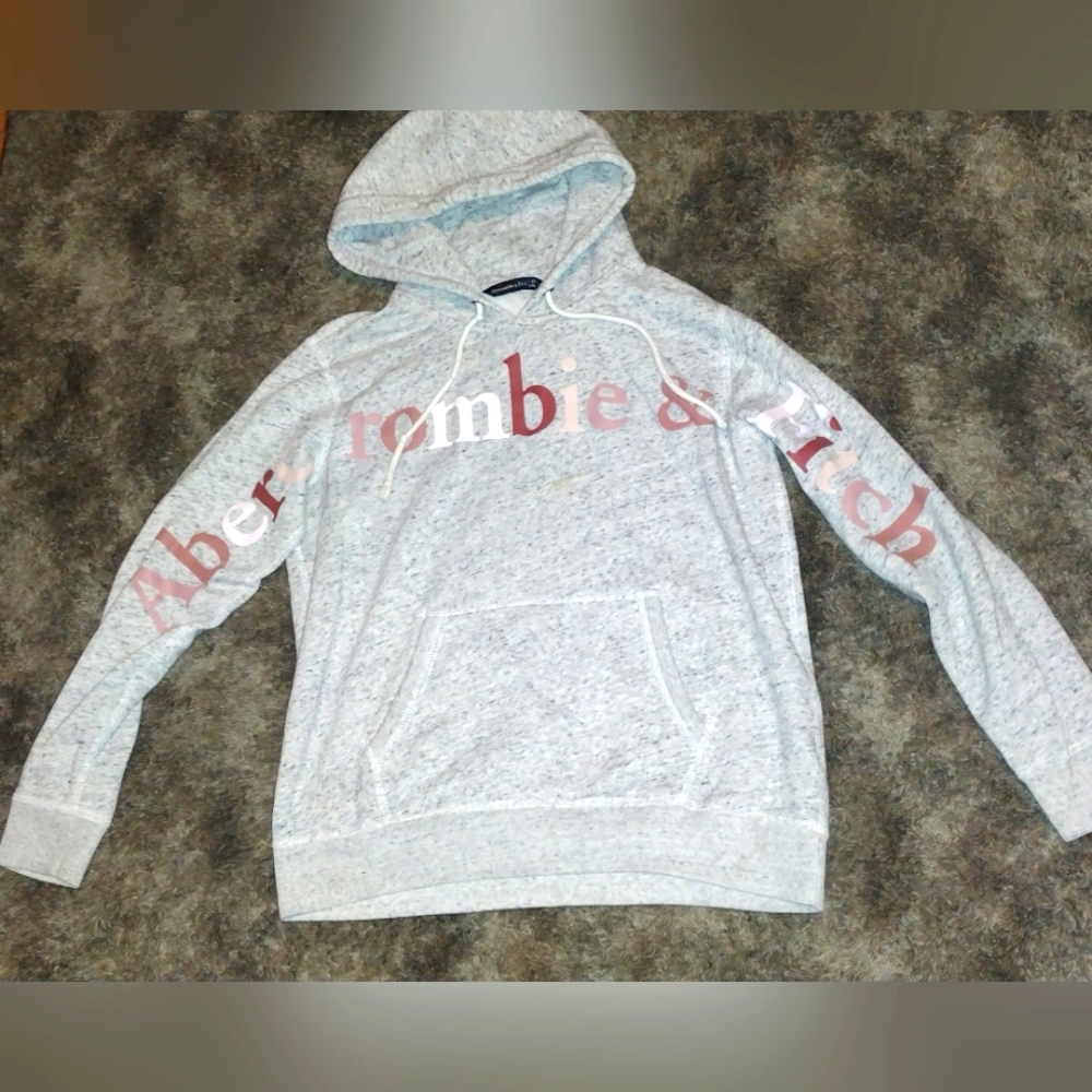 Abercrombie hoodie women's xs grey